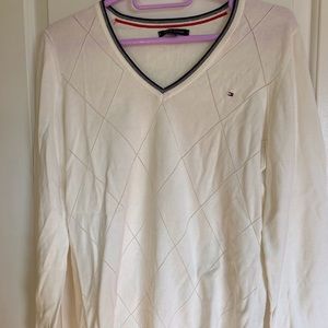Tommy Hilfiger White Sweater size M